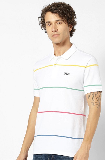 Levis Striped Slim Fit T Shirt