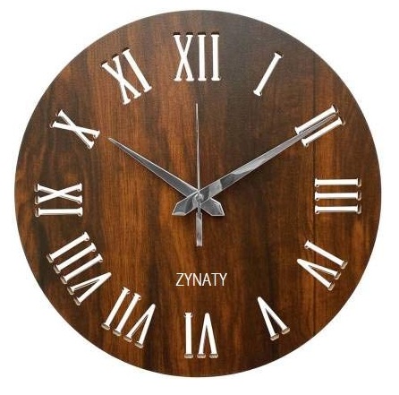 Roman Numeral Round Clock