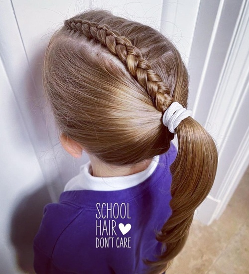 12 Simple School Girl Hairstyles for Medium Hair | Styles At Life