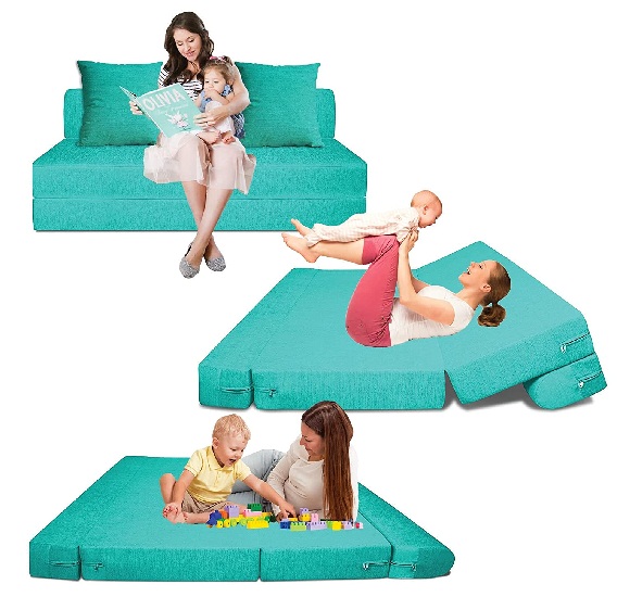 Aart Store High-Density Foam One-Seater Sofa Cums Bed