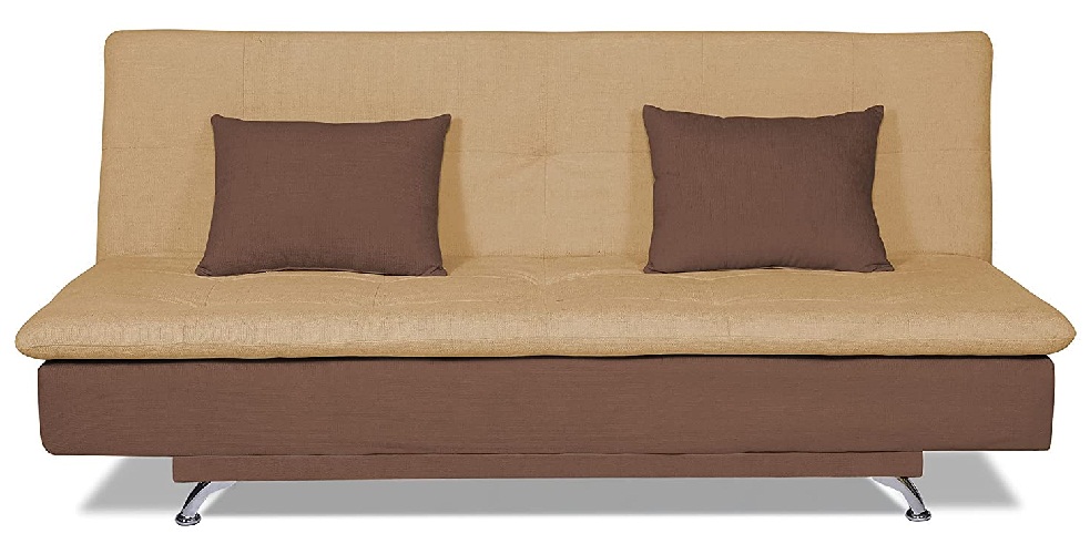 Adorn India Aspen Wooden Three Seater Sofa Cum Bed