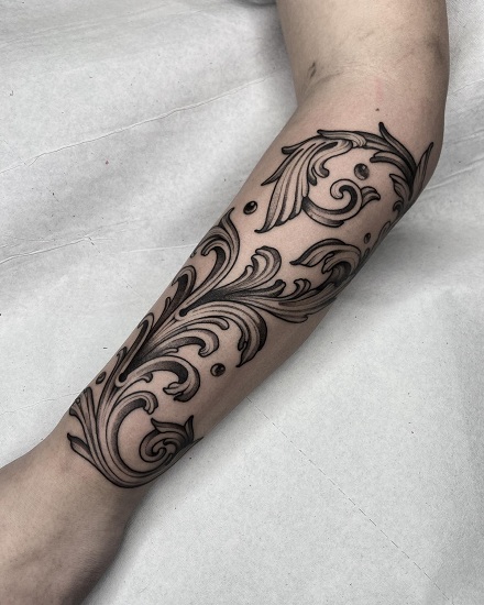Beautiful Baroque Tattoo