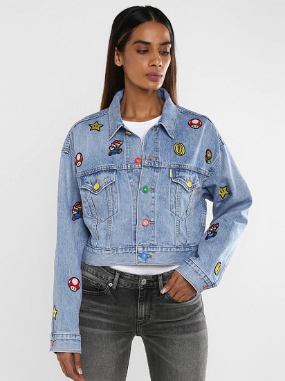 Levi’s Patchwork Denim Jacket For Women
