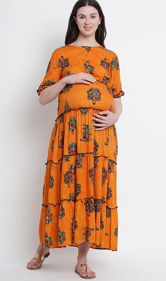 Maternity A Line Dress For Wedding