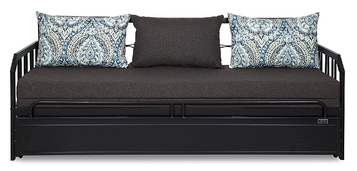 Metallika Centerville Three Seater Sofa-Cum-Bed with Mattress