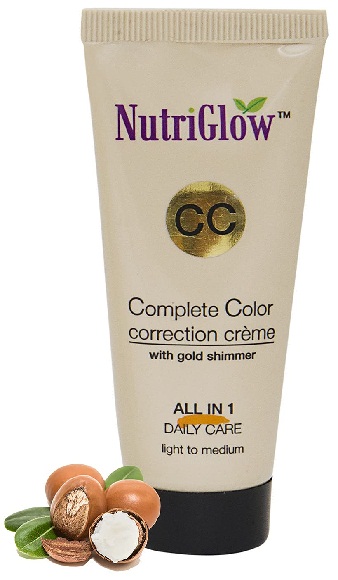 NUTRIGLOW CC-Cream with Gold Shimmer