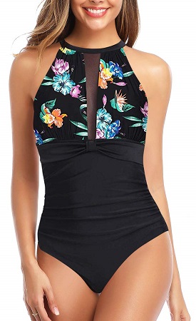 Women’s High Neck One Piece Swimsuits
