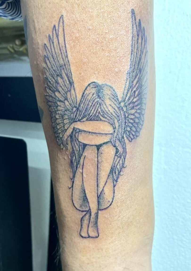Learn 91 about angel symbol tattoo super hot  indaotaonec