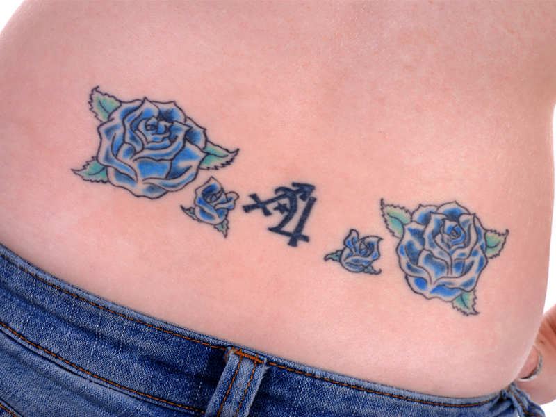 Beautiful Lower Back Tattoo