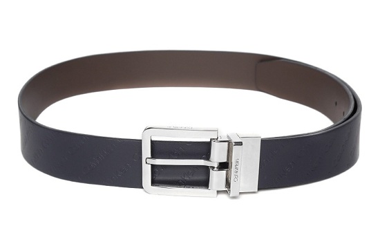 Calvin Klein Blue Leather Belt