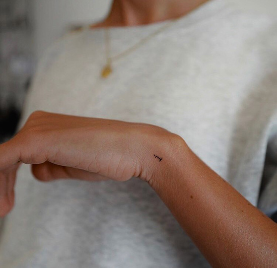 Tiny Letter G Tattoo by sarakori  Tattoogridnet