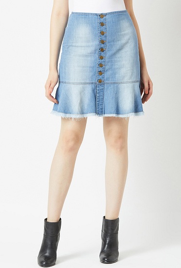Ways to style a denim skirt  Times of India