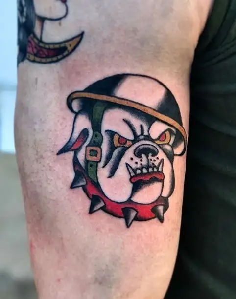 The Fierce Symbolism Exploring the Devil Dog Marine Corps Tattoo  Psycho  Tats