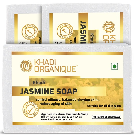 Khadi Organique Handmade Jasmine Soap