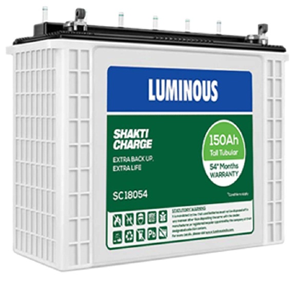 Luminous Shakti Charge Inverter Battery For Home
