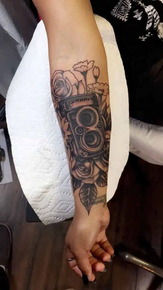 Music Speaker Tattoo