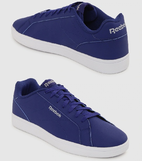 Reebok Blue Solid Shoes