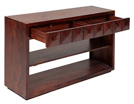 TG Furniture Solid Sheesham Wood Console Table
