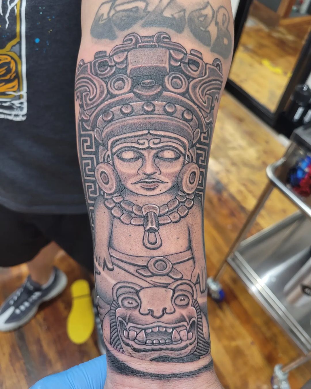Traditional Aztec Tattoo Design