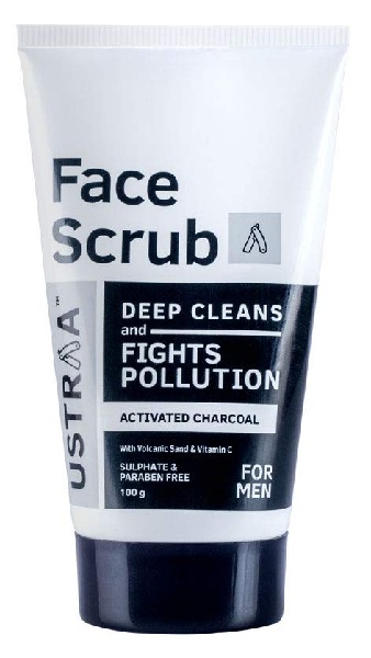Ustraa Activated Charcoal Face Scrub