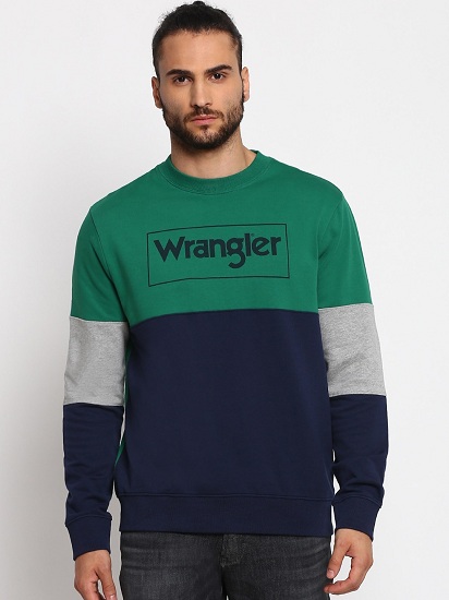 Wrangler Round Neck Sweatshirt For Men