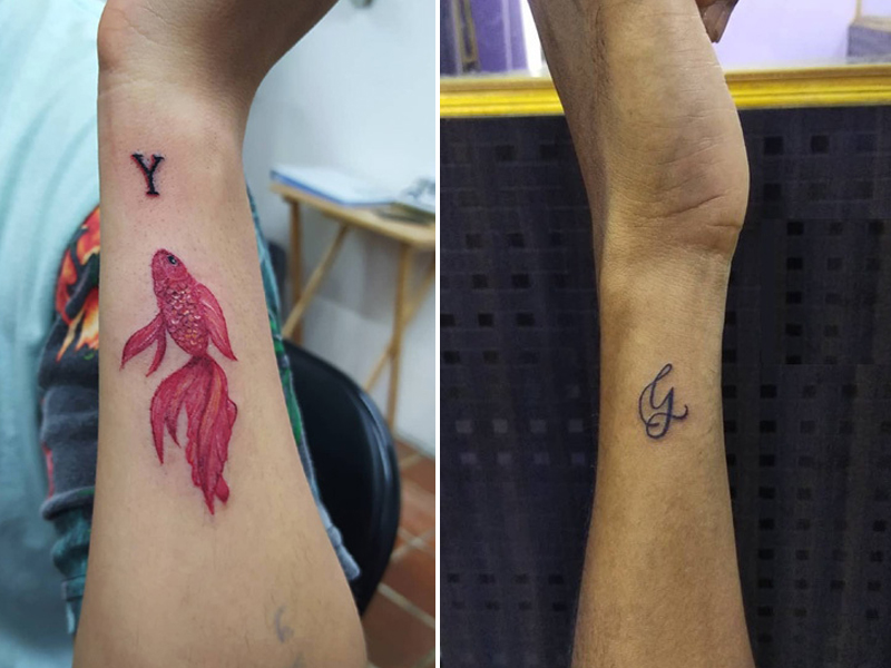 Y Letter Tattoo Designs