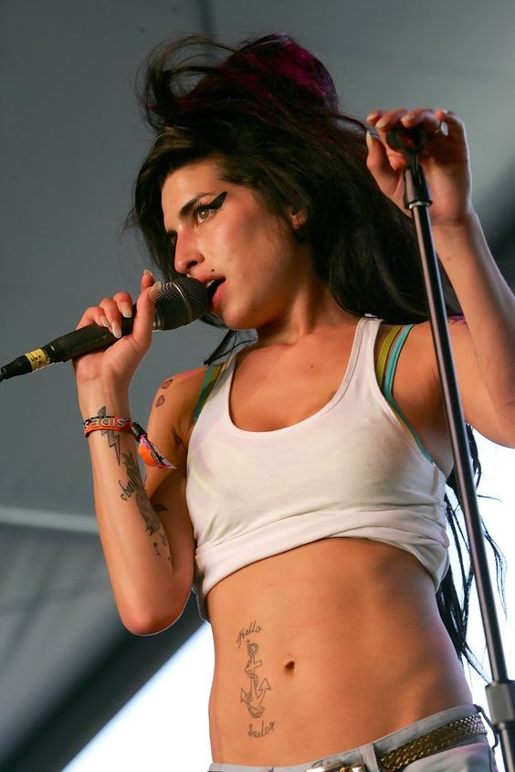 Amy Winehouse Anchor Tattoo