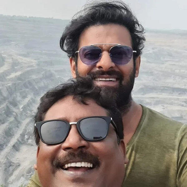 Prabhas With His Assistant