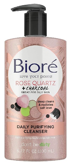 Bioré Rose Quartz + Charcoal Daily Face Wash