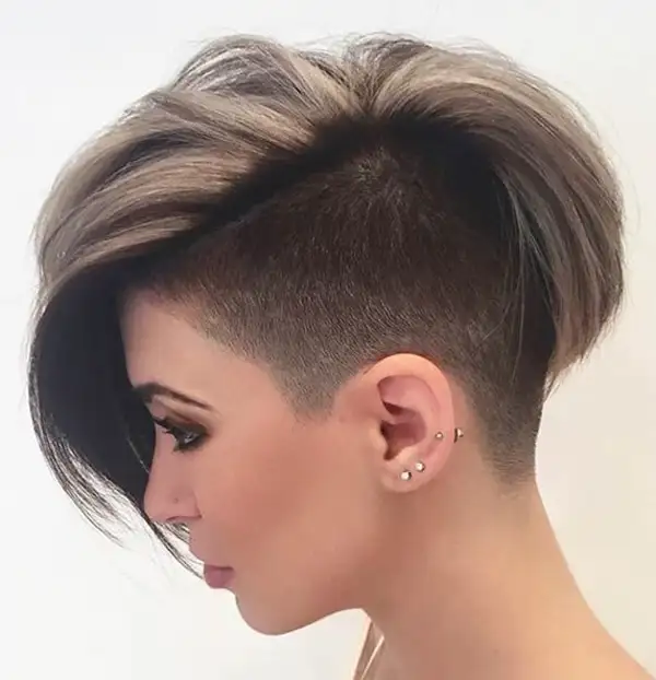 Shaved Hairstyles One Side Both Side Half Semi And Under