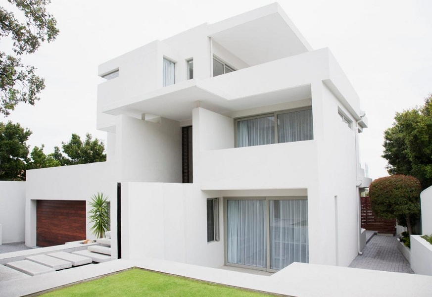 Classic White Color for House Exterior