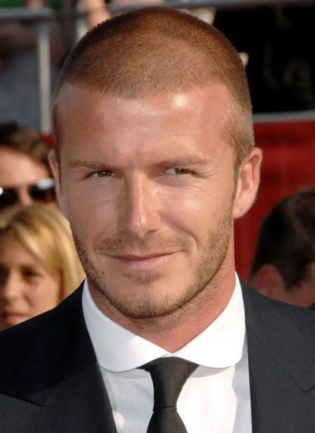 Buzz Cut of David Beckham