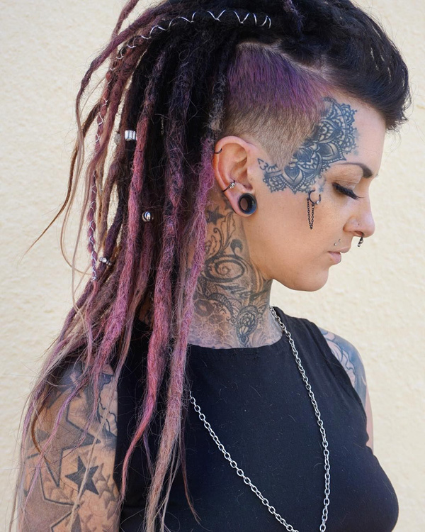 Dreadlocks With Shaved Sides