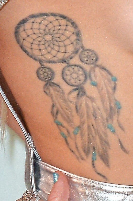 Miley Cyrus Dreamcatcher Tattoo