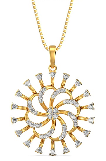 15 Stunning Diamond Pendant Designs - Latest Collection