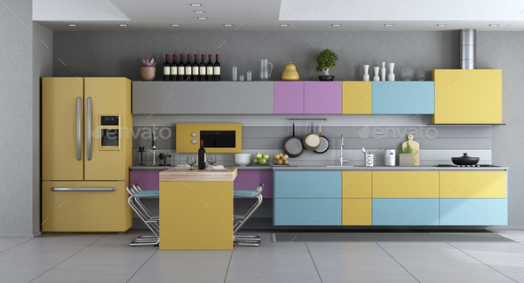 Pastel Colours in the Kitchen