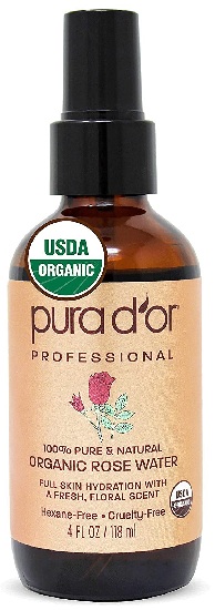 Pura D’or Organic Rose Water Toner