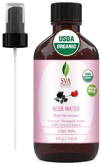 SVA Organic's Rosewater Facial Toner