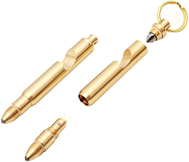 Zertone Self-Defense Brass Keychain