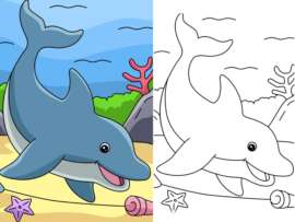 Add Color to These 15 Best Dolphin Colouring Pages! Free to Print!