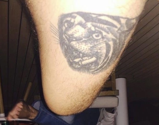 Harry Styles Tiger Tattoo