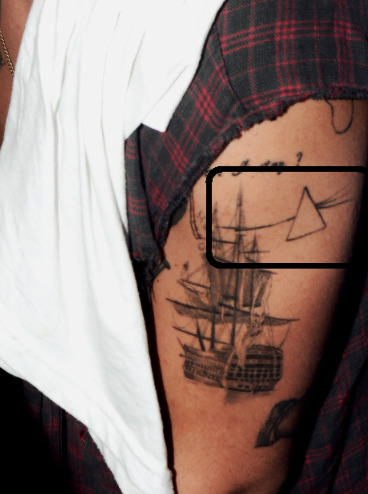 Harry Styles Triangle Tattoo