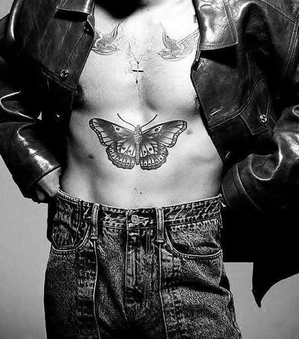 Harry Styles Butterfly Tattoo