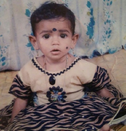 Kannada Heroine Rachita Ram Childhood Photo