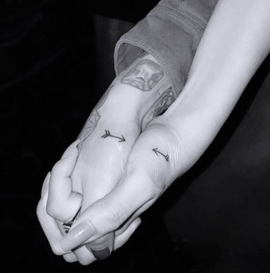 Selena Gomez Arrow Tattoo