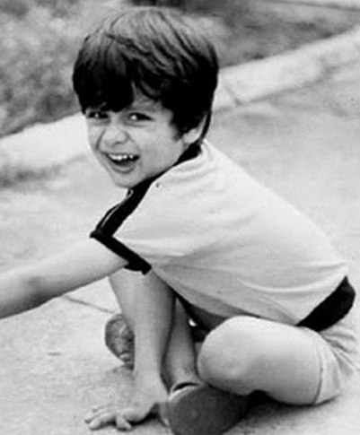 Hindi actor Shahid Kapoor Childhood Pic