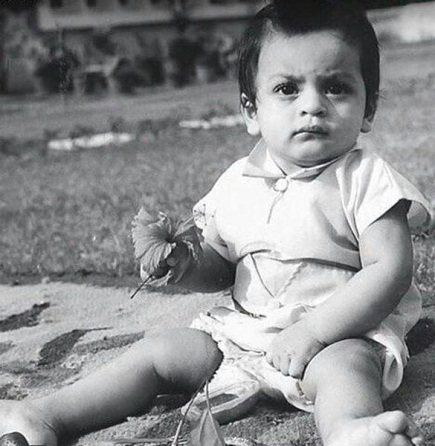 Bollywood King Shahrukh Khan Childhood Photo