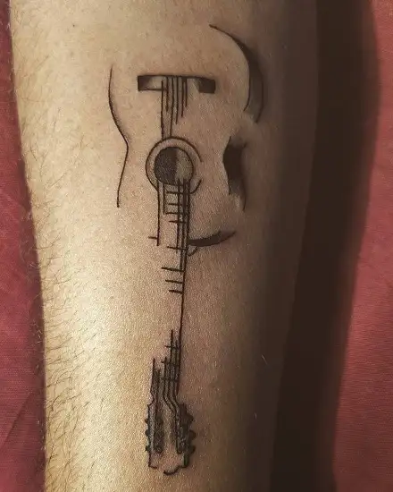 Ai Musical Tattoo Ideas Guitar Staff  Violin  artAIstry