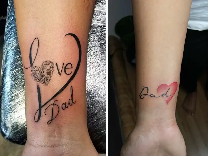 how to make dad tattoo  dad tattoo  father tattoo  tattoo for fathers  day  dadtattoo  YouTube