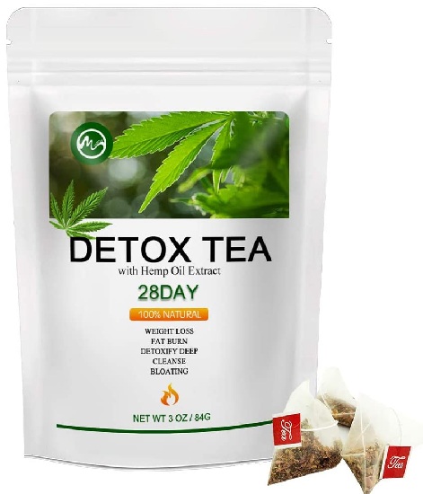 Detox Tea with Hemp oil by M Inch